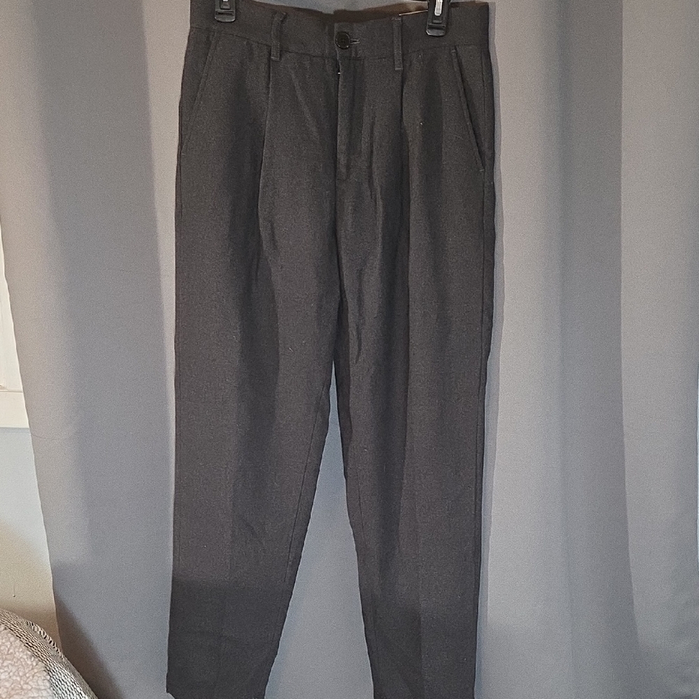 Men's Charcoal Grey Dress Pants